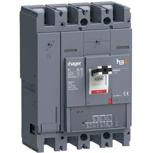 Hager HPW401JR h3+ P630 LSI 4P4D400A 110kA Leistungsschalter, Relais Hager HPW401JR h3+ P630 LSI 4P4D400A 110kA Leistungsschalter, Relais