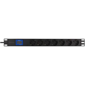 Deltaco GT-8637 power extension 7 AC outlet(s) Indoor Black, USV Zubehör Deltaco GT-8637 power extension 7 AC outlet(s) Indoor Black, USV Zubehör