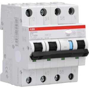 ABB, Schutzschalter, DS203NCA-B16/0,03 FI/LS-Schalter DS203NCA-B16/0,03 6kA, 3P+N, Typ A, B 16, 3 ABB, Schutzschalter, DS203NCA-B16/0,03 FI/LS-Schalter DS203NCA-B16/0,03 6kA, 3P+N, Typ A, B 16, 3