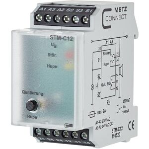 Metz Connect STM-C12 - Weiss - 0 - 55 °C - 250 V - 35 x 60 x 69,3 mm - 70 g, Relais Metz Connect STM-C12 - Weiss - 0 - 55 °C - 250 V - 35 x 60 x 69,3 mm - 70 g, Relais