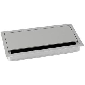 TecLines, Kabelschutz + Kabelführung, TKD008 Kabeldurchführung 120x240mm, silber/schwarz (Kabeldurchlass, 24 cm) TecLines, Kabelschutz + Kabelführung, TKD008 Kabeldurchführung 120x240mm, silber/schwarz (Kabeldurchlass, 24 cm)