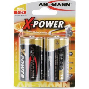 Ansmann X-Power (2 Stk., D), Batterien + Akkus Ansmann X-Power (2 Stk., D), Batterien + Akkus