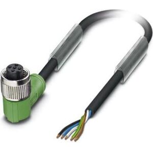 Phoenix Contact Sensorleitung PUR 3m M12 Bu 5-polig gew, Elektronikkabel + Stecker, Schwarz Phoenix Contact Sensorleitung PUR 3m M12 Bu 5-polig gew, Elektronikkabel + Stecker, Schwarz