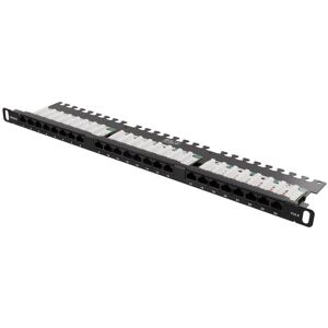 Deltaco PAN-120 patch panel 0.5U, Server Zubehör, Schwarz Deltaco PAN-120 patch panel 0.5U, Server Zubehör, Schwarz