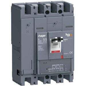 Hager HEW251JR h3+ P630 LSI 4P4D250A 70kA Leistungsschalter, Relais Hager HEW251JR h3+ P630 LSI 4P4D250A 70kA Leistungsschalter, Relais