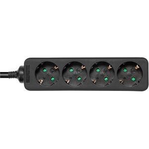 Deltaco Steckdosenleiste, GT-0421 power extension 4 AC outlet(s) Indoor Black (4x, CEE 7/3, CEE 7/7, 3 m) Deltaco Steckdosenleiste, GT-0421 power extension 4 AC outlet(s) Indoor Black (4x, CEE 7/3, CEE 7/7, 3 m)