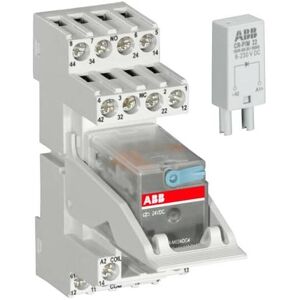 ABB CR-M230AC4GSS92CV Interface-Relais komplett mit Sockel 1SVR405618R3112, Relais ABB CR-M230AC4GSS92CV Interface-Relais komplett mit Sockel 1SVR405618R3112, Relais