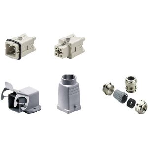 Weidmüller Steckverbinder Set IndSt 250V, B1, 3p 1802450000, Elektronikkabel + Stecker Weidmüller Steckverbinder Set IndSt 250V, B1, 3p 1802450000, Elektronikkabel + Stecker