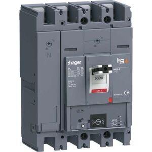 Hager HPW631NR h3+ P630 Energy 4P4D630A 110kA Leistungsschalter, Relais Hager HPW631NR h3+ P630 Energy 4P4D630A 110kA Leistungsschalter, Relais
