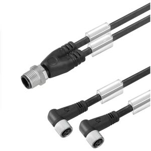 Weidmüller SAIL-ZW-M8BW-3-10V, Elektronikkabel + Stecker, Schwarz Weidmüller SAIL-ZW-M8BW-3-10V, Elektronikkabel + Stecker, Schwarz