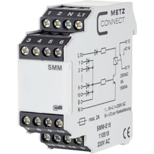Metz Connect Signalmodule SMM-E16 - Unterstützt 10 Eingänge - 230VAC Metz Connect Signalmodule SMM-E16 - Unterstützt 10 Eingänge - 230VAC