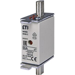 Eti, Sicherung, 004181211 Sicherungseinsatz (NH000 (50 A) Eti, Sicherung, 004181211 Sicherungseinsatz (NH000 (50 A)