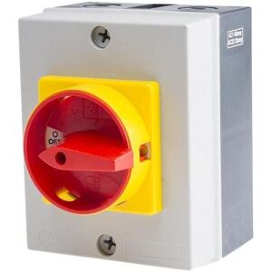 RS PRO, Systemstromversorgung, Boxed Isolator 3P + Sw Neutral 40A RS PRO, Systemstromversorgung, Boxed Isolator 3P + Sw Neutral 40A