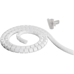 Deltaco Kabelschutz + Kabelführung, nylon wire tube 25mm diameter tool included 2.5m white (Kabelschlauch, 250 cm) Deltaco Kabelschutz + Kabelführung, nylon wire tube 25mm diameter tool included 2.5m white (Kabelschlauch, 250 cm)