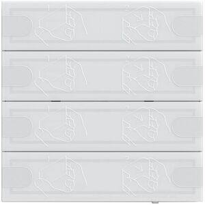 Gira 5054003, Schalter + Taster, Weiss Gira 5054003, Schalter + Taster, Weiss
