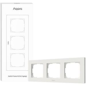 Aqara, Zubehör Schalterprogramm, AQA FE-X02D - Switch Frame H2 EU White (3-gang) Aqara, Zubehör Schalterprogramm, AQA FE-X02D - Switch Frame H2 EU White (3-gang)