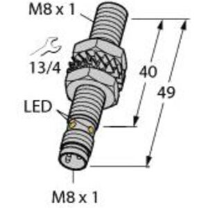 Turck BI2-EG08-AP6X-V1131 Induktiver Sensor - Edelstahl Turck BI2-EG08-AP6X-V1131 Induktiver Sensor - Edelstahl