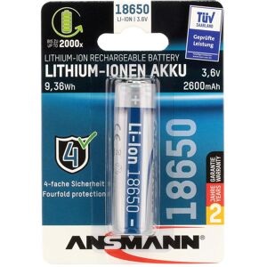Ansmann 18650 (1 Stk., 18650, 2600 mAh), Batterien + Akkus Ansmann 18650 (1 Stk., 18650, 2600 mAh), Batterien + Akkus