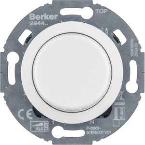 Berker, Lichtschalter + Storenschalter, Uni-Drehd.Z.-st.(LED) 294410 1930/Glas pw. Berker, Lichtschalter + Storenschalter, Uni-Drehd.Z.-st.(LED) 294410 1930/Glas pw.