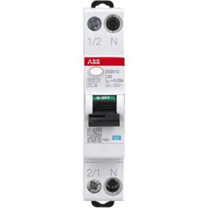 ABB DS301CC20A30 DS301CA-C20/0,03 FI/LS-Schalter 6kA 1P+N 2CSR255163R1204, Elektronikzubehör + Gehäuse, Grau ABB DS301CC20A30 DS301CA-C20/0,03 FI/LS-Schalter 6kA 1P+N 2CSR255163R1204, Elektronikzubehör + Gehäuse, Grau