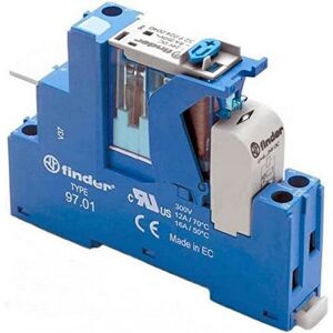 Finder Relaismodul - 24V/DC, 16A, Einpoliger Wechsler Finder Relaismodul - 24V/DC, 16A, Einpoliger Wechsler