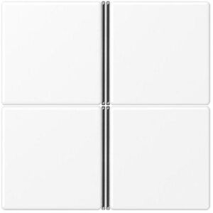Jung A404TSAWWM - Tastensatz komplett 4-fach Jung A404TSAWWM - Tastensatz komplett 4-fach