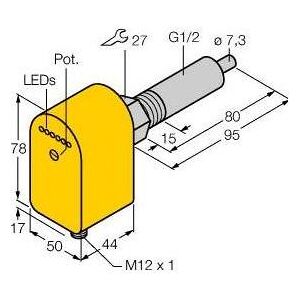 Turck FCSG12A4PAP8XH1141L0, Messtechnik Turck FCSG12A4PAP8XH1141L0, Messtechnik