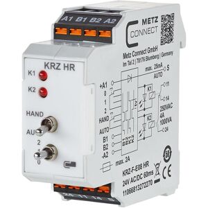 5x Metz Connect KRZ-F-E08 HR 24 V AC, Relais 5x Metz Connect KRZ-F-E08 HR 24 V AC, Relais