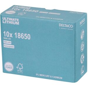Deltaco ULTB-18650-10P (1 Stk., 18650, 2600 mAh), Batterien + Akkus Deltaco ULTB-18650-10P (1 Stk., 18650, 2600 mAh), Batterien + Akkus