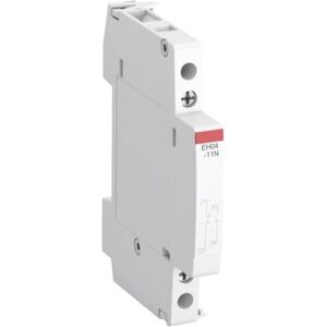 ABB EH04-11N Hilfskontaktblock 1S/1Ö, Schalter + Taster, Weiss ABB EH04-11N Hilfskontaktblock 1S/1Ö, Schalter + Taster, Weiss