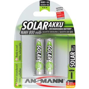 Ansmann Solar (2 Stk., AA, 800 mAh), Batterien + Akkus Ansmann Solar (2 Stk., AA, 800 mAh), Batterien + Akkus