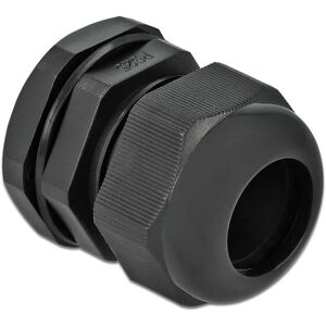 Delock, Kabelverbindung, Kabelverschraubung PG25, 35mm, 10 Stück, Schwarz Delock, Kabelverbindung, Kabelverschraubung PG25, 35mm, 10 Stück, Schwarz