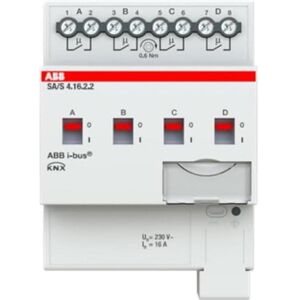ABB 4-Kanal Schaltaktor - KNX, 16A, IP20 ABB 4-Kanal Schaltaktor - KNX, 16A, IP20