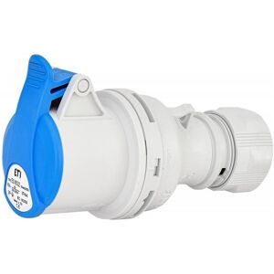 Eti, Netzstecker + Netzkupplung, ES 1632 16A. 230V. 2P+PE. LIZDAS IP44 Eti, Netzstecker + Netzkupplung, ES 1632 16A. 230V. 2P+PE. LIZDAS IP44