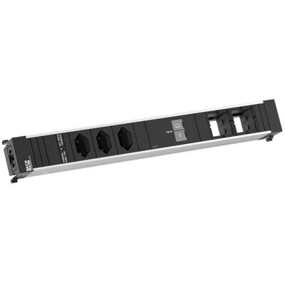 Bachmann, Steckdosenleiste, CONF XL 3xCH 0° 1xUSB C/C 100W 2xCM (3x, Typ 13) Bachmann, Steckdosenleiste, CONF XL 3xCH 0° 1xUSB C/C 100W 2xCM (3x, Typ 13)