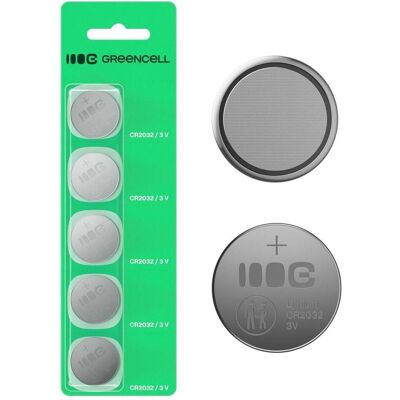 GreenCell Charger Green cell Baterijas Green Cell Blister 5x Lithium Battery CR2032 (5 Stk., CR2032, 220 mAh), Batterien + Akkus GreenCell Charger Green cell Baterijas Green Cell Blister 5x Lithium Battery CR2032 (5 Stk., CR2032, 220 mAh), Batterien + Akkus
