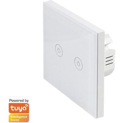 LogiLink, Lichtschalter + Storenschalter, Smart Home Wi-Fi Wall Switch 2-Fold LogiLink, Lichtschalter + Storenschalter, Smart Home Wi-Fi Wall Switch 2-Fold