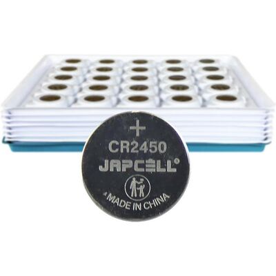 Japcell Lithium (100 Stk., CR2450, 550 mAh), Batterien + Akkus Japcell Lithium (100 Stk., CR2450, 550 mAh), Batterien + Akkus