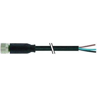 Murr Elektronik M8 Bu. 0° freies Ltg.-ende PVC 3x0.25 sw UL/CSA 5m, Elektronikkabel + Stecker, Schwarz Murr Elektronik M8 Bu. 0° freies Ltg.-ende PVC 3x0.25 sw UL/CSA 5m, Elektronikkabel + Stecker, Schwarz