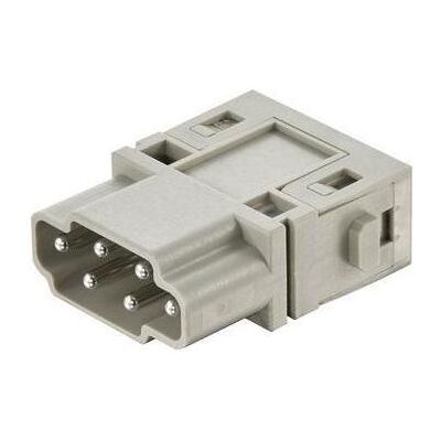 Harting Han E Push-In module male, Elektronikkabel + Stecker, Grau Harting Han E Push-In module male, Elektronikkabel + Stecker, Grau