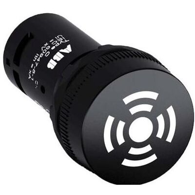 ABB Summer schwarz, kompakt, 230V AC, pulsierender Ton, Ø 22mm, Automatisierung ABB Summer schwarz, kompakt, 230V AC, pulsierender Ton, Ø 22mm, Automatisierung