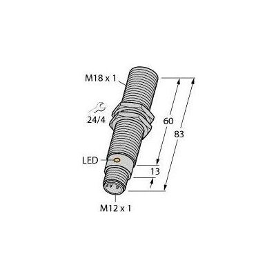 Turck Sensor, Stromkabel, Silber Turck Sensor, Stromkabel, Silber