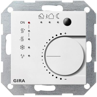 Gira KNX Stetigregler Tasterschnittst. 4f 210027, Thermostat, Weiss Gira KNX Stetigregler Tasterschnittst. 4f 210027, Thermostat, Weiss
