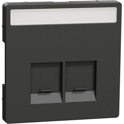Merten, Zubehör Schalterprogramm, Zentralplatte USB 2f System Design anth MEG4574-6034 Merten, Zubehör Schalterprogramm, Zentralplatte USB 2f System Design anth MEG4574-6034