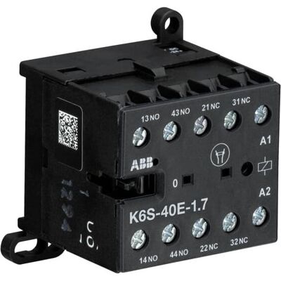 ABB K6S-40E-1.7-71 Kleinhilfsschütz 24VDC, 1,7W GJH1213001R7401, Relais ABB K6S-40E-1.7-71 Kleinhilfsschütz 24VDC, 1,7W GJH1213001R7401, Relais