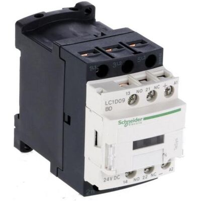 Schneider Electric Schütz 9A 24VDC, Relais Schneider Electric Schütz 9A 24VDC, Relais