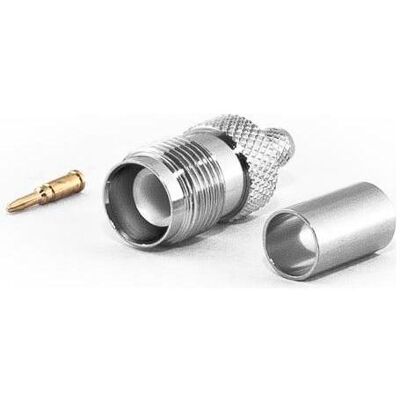 Varia RP-TNC-Buchse für RG58 Kabel, Crimp Version, Elektronikkabel + Stecker Varia RP-TNC-Buchse für RG58 Kabel, Crimp Version, Elektronikkabel + Stecker