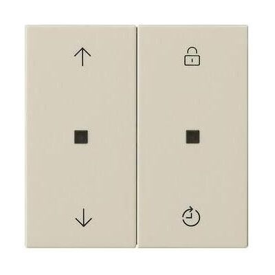 Gira 536301 - Bedienaufsatz Memory - Weiß, 2 Tasten Gira 536301 - Bedienaufsatz Memory - Weiß, 2 Tasten