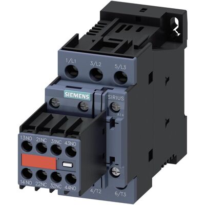 Siemens Schütz SIRIUS 3RT2 - 3-polig - 24 V DC - 16A - 7,5 kW Siemens Schütz SIRIUS 3RT2 - 3-polig - 24 V DC - 16A - 7,5 kW