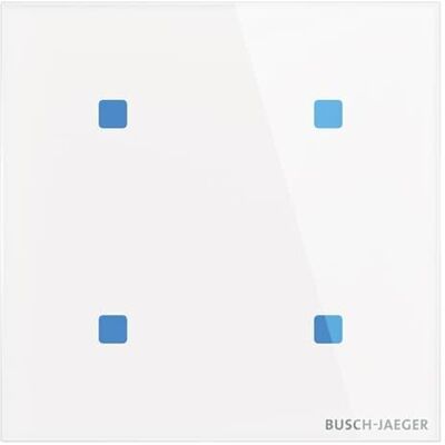 Busch-Jaeger TB/U4.5.11-CG Touch-Schalter - 4-fach KNX Glas-Panel Busch-Jaeger TB/U4.5.11-CG Touch-Schalter - 4-fach KNX Glas-Panel